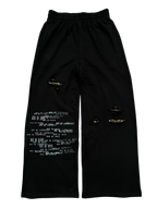 "the end" sweats black