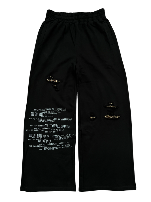 The End Sweatpants Black