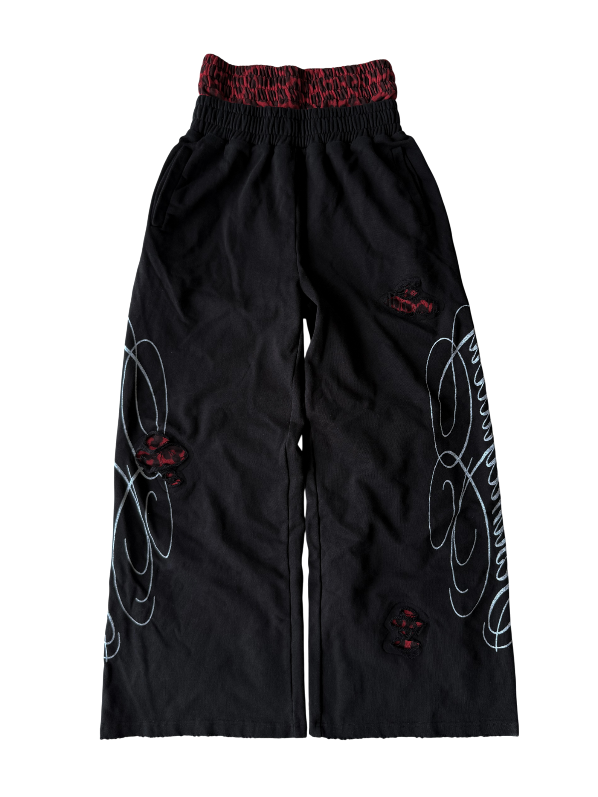 "signature" sweats black
