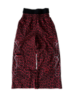 "signature" sweats red cheetah