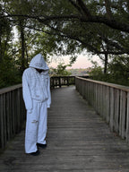 "the end" sweats grey