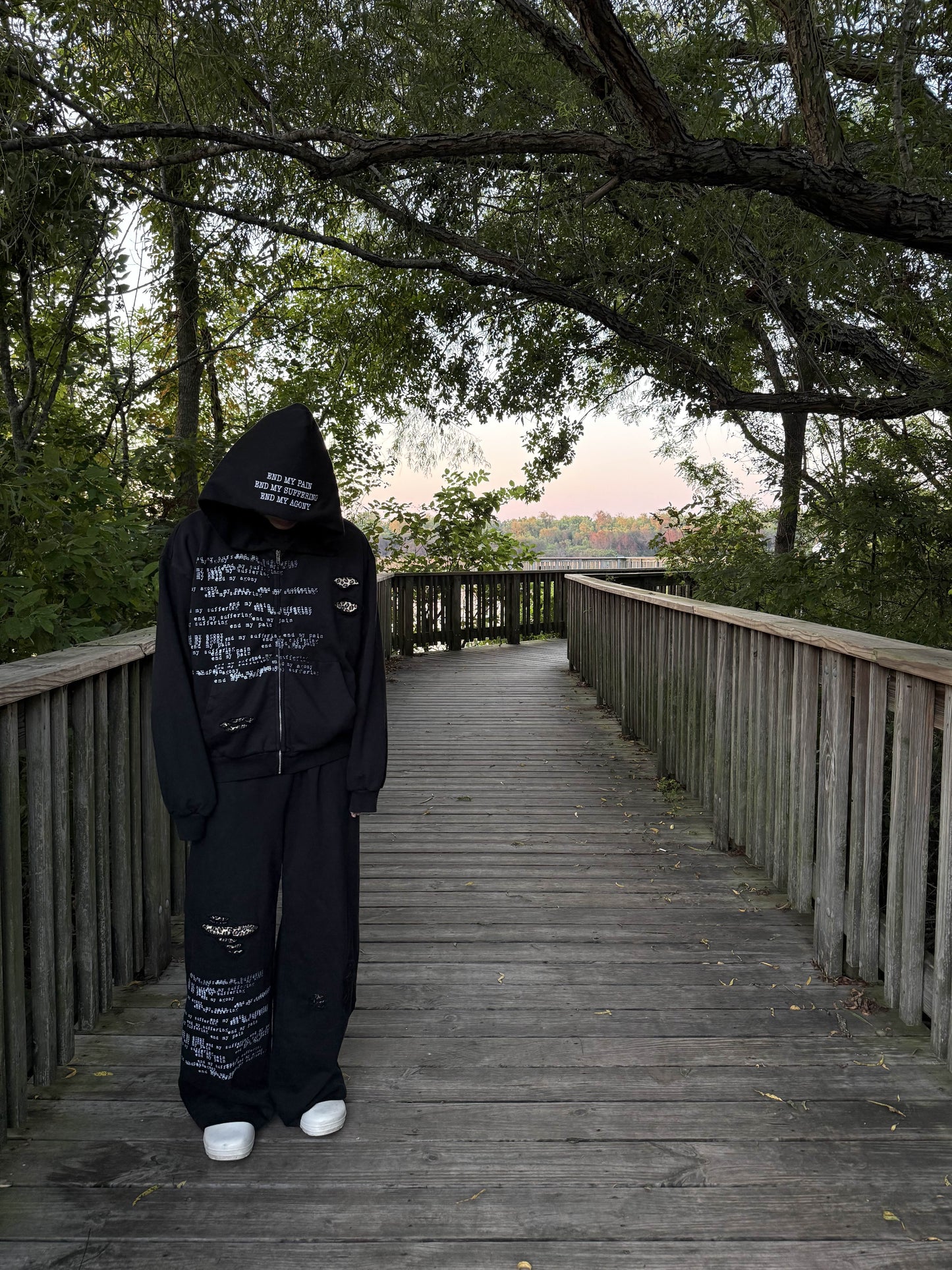 The End Zip Up Black