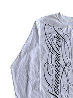 "signature II" long sleeve white