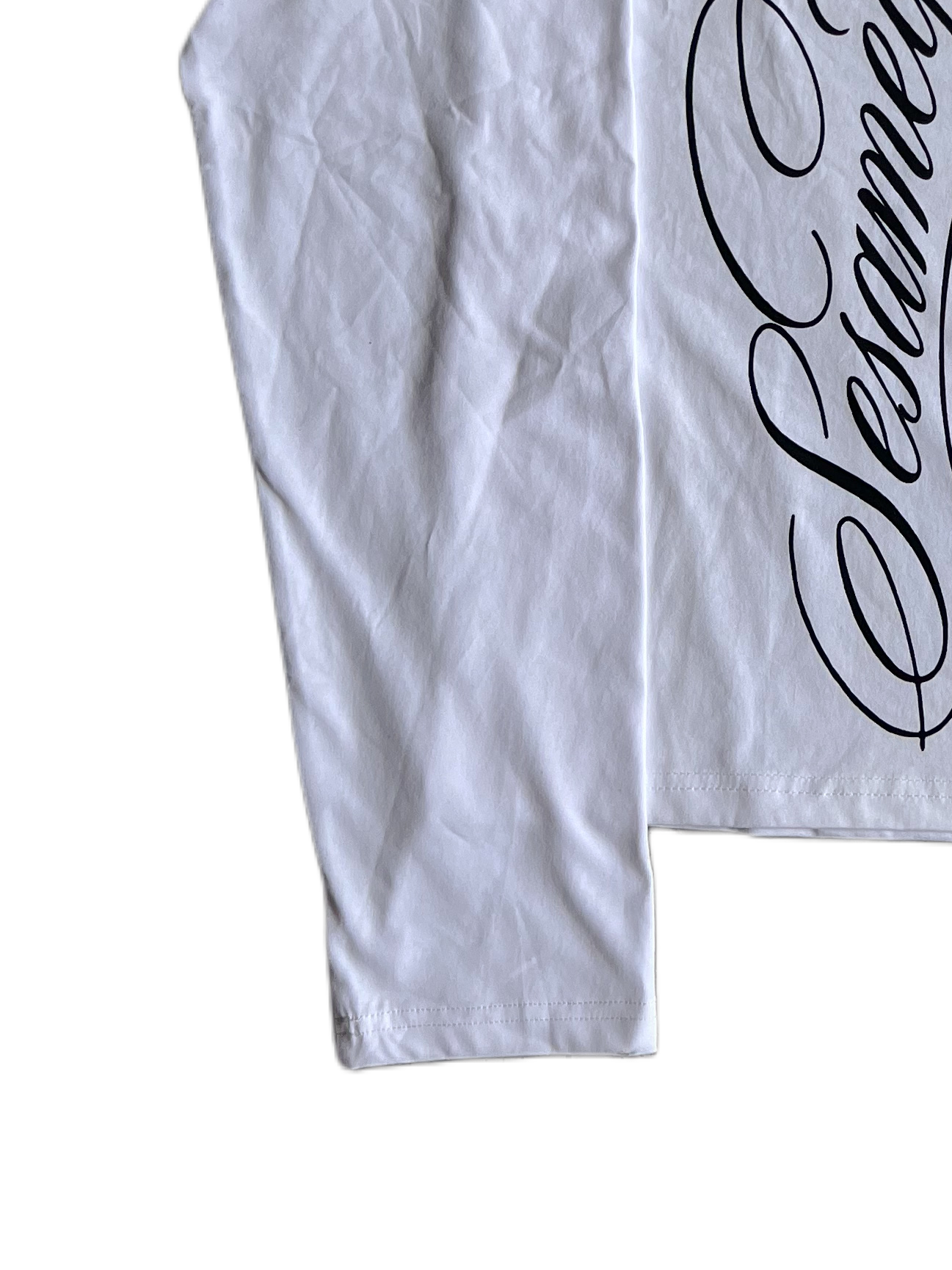 "signature II" long sleeve white
