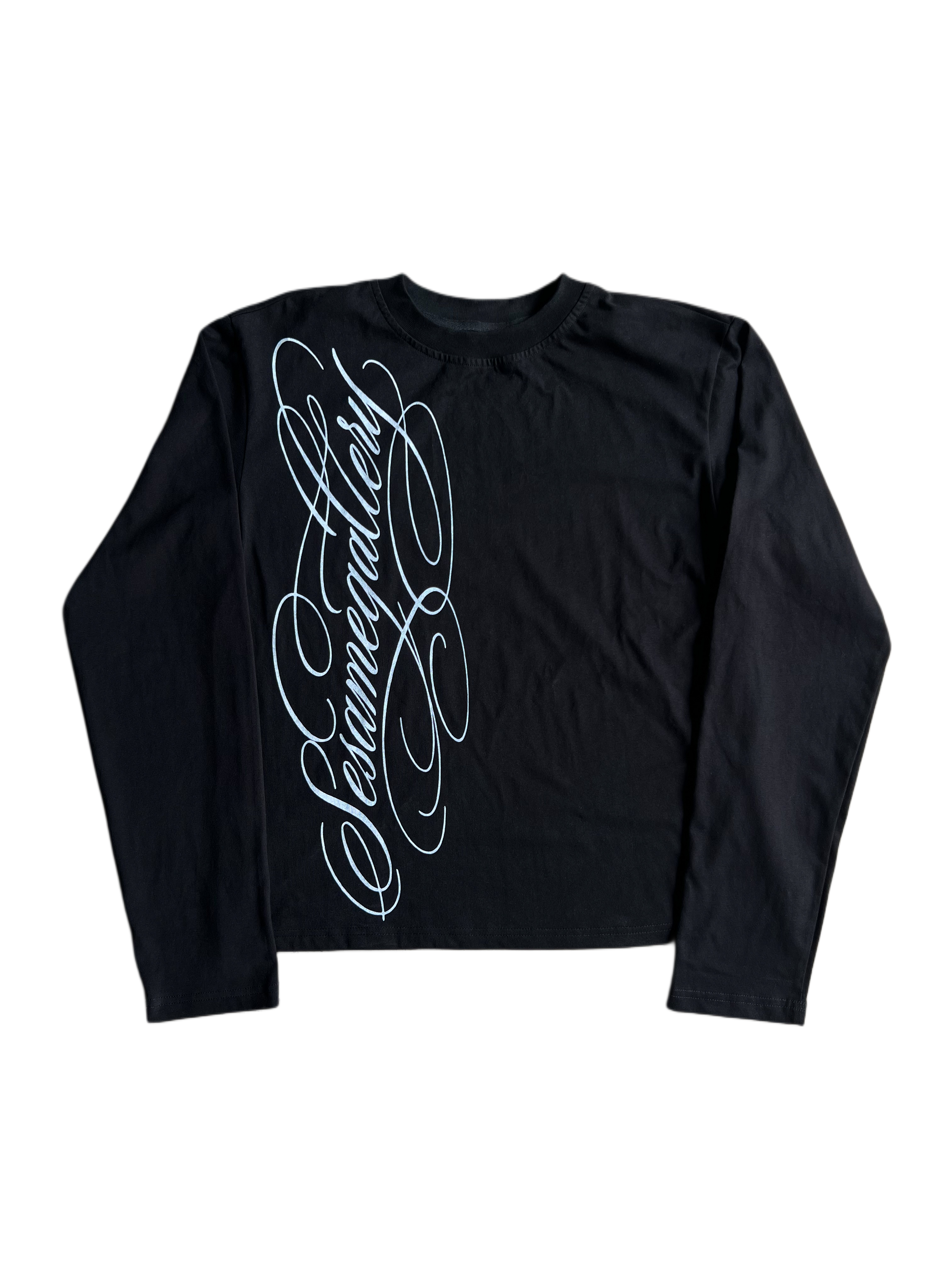 "signature II" long sleeve black